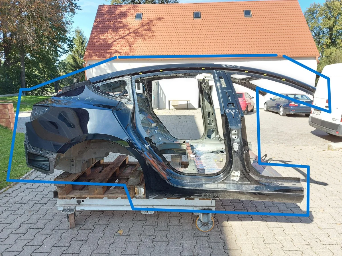 Tesla Model 3 2022 Rear Fender Quarter Panel Right