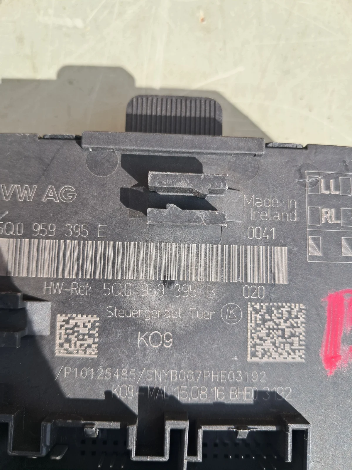 Modul Tür Hinten Audi VW Seat Skoda 5Q0959395E thumbnail 3