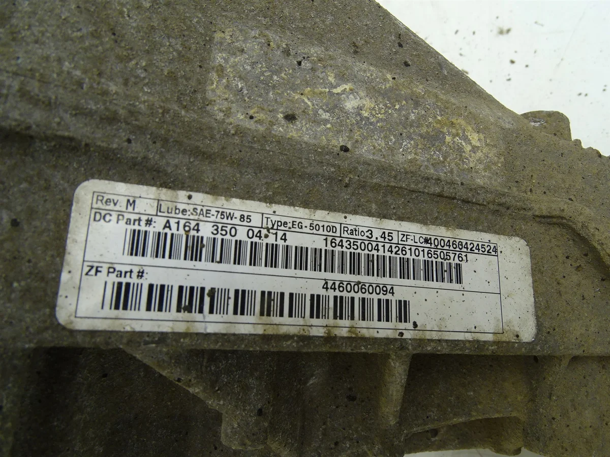 Differential A1643500414 Mercedes ML W164 image 10