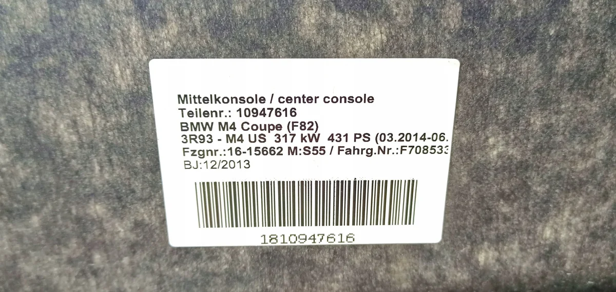 BMW Serie 4 Plafond Bagage OEM F708533 thumbnail 3