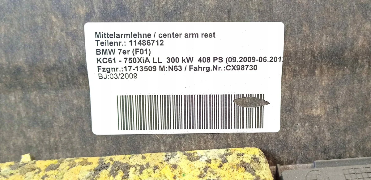 BMW Serie 7 Ablage Kofferraum OEM CX98730 image 3