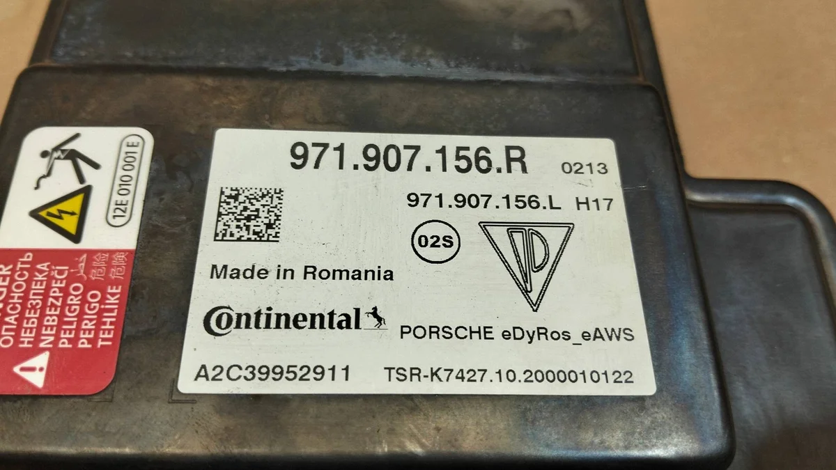 Modulo Stabilizzazione Porsche Taycan 971907156R image 4