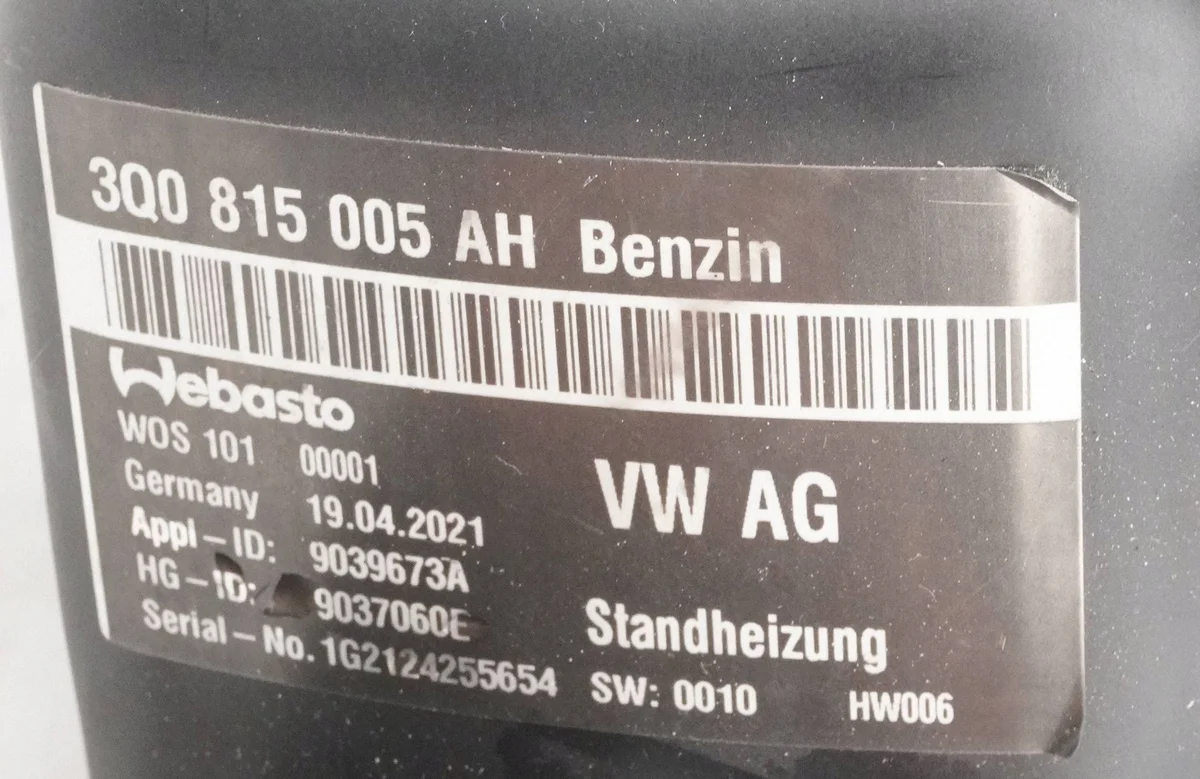 Webasto Riscaldamento per VW Arteon 3Q0815005AH image 5