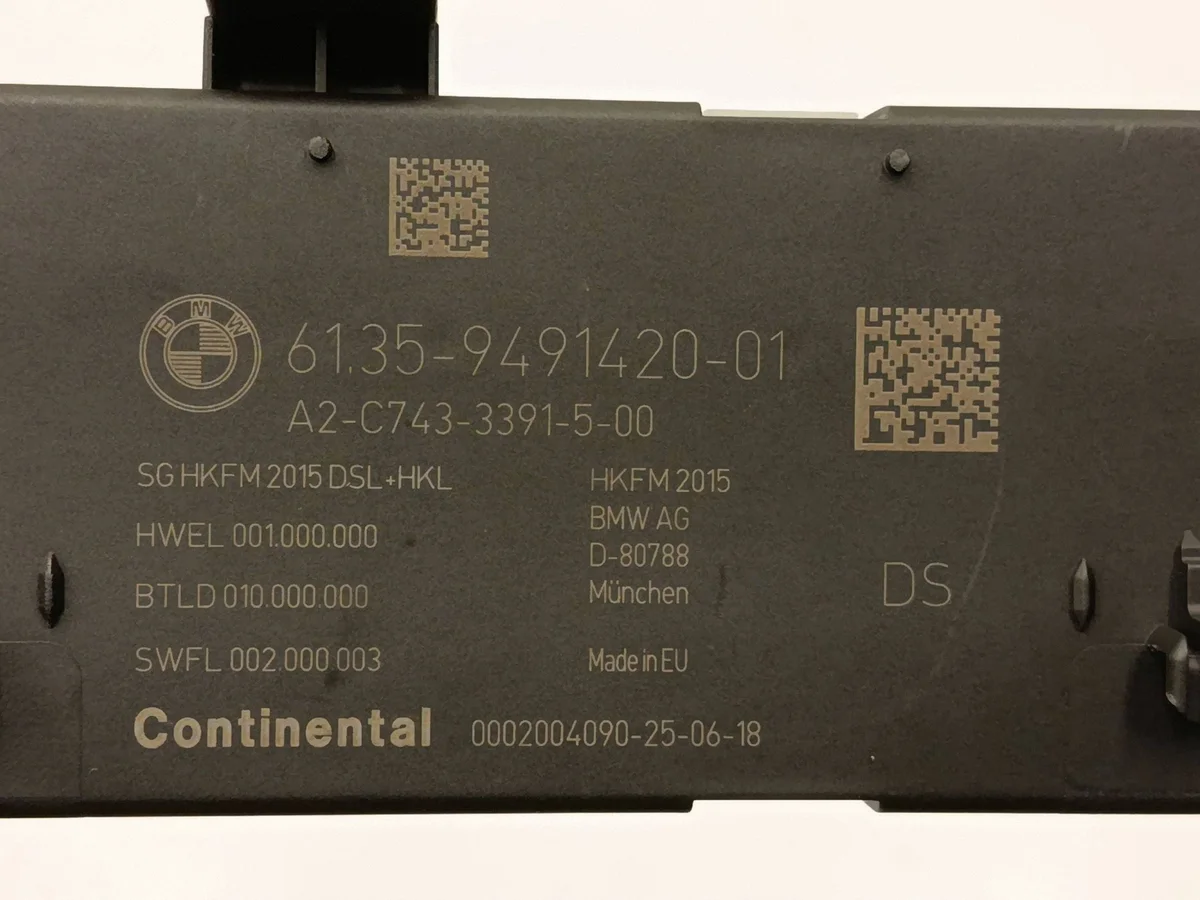 Trunk Lid Module BMW 5 G30 G31 G38 9491420 image 6