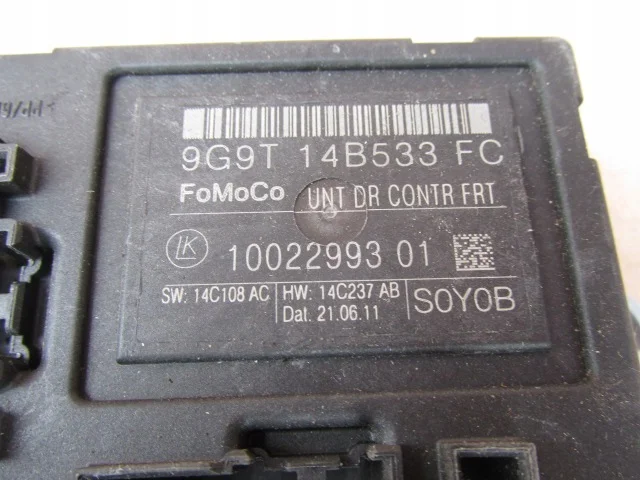 Ford S-MAX mk1 2011 oven moduuli 9G9T14B533FC image 3