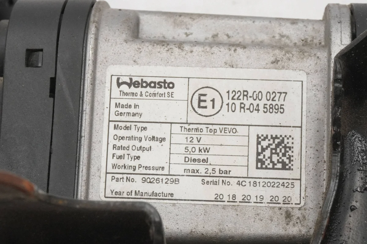 Calefacción Webasto VW Touran III 1K0815007CJ image 8