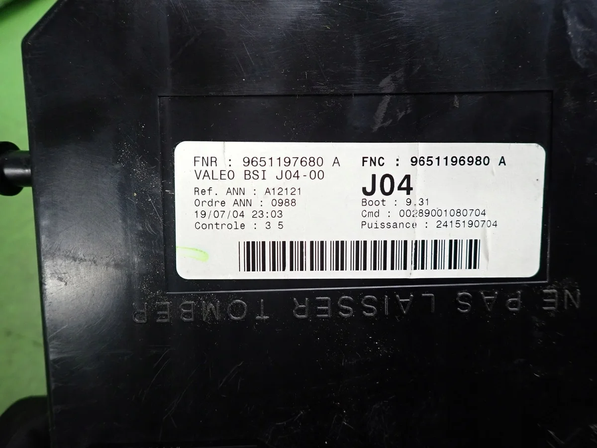 BSI Module Peugeot 307 SW 2.0 B 9651196980A image 6
