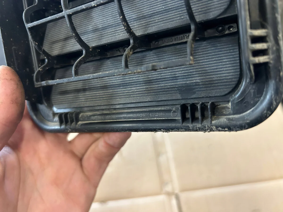 Hyundai Tucson III Lüftungsgitter hinten 97510D3000 image 3