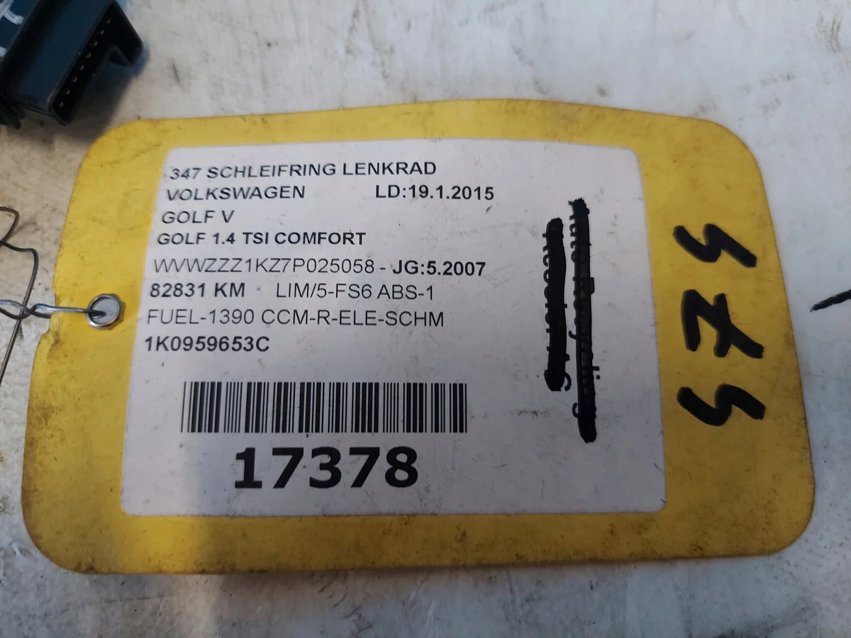 Schleifring Airbag 1K0959653C gebraucht image 5