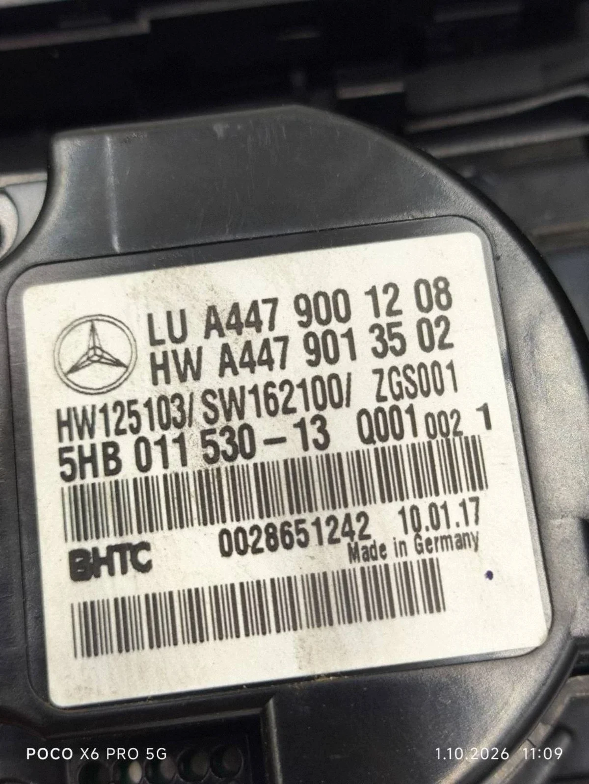 Klimapanel Mercedes Vito W447 A4479001208 image 6