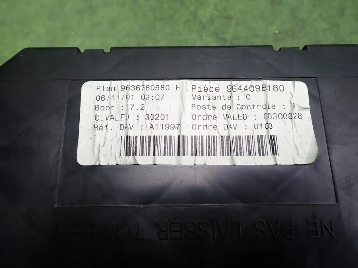Steuergerät BSI Peugeot 307 1.6 9644098180 image 6