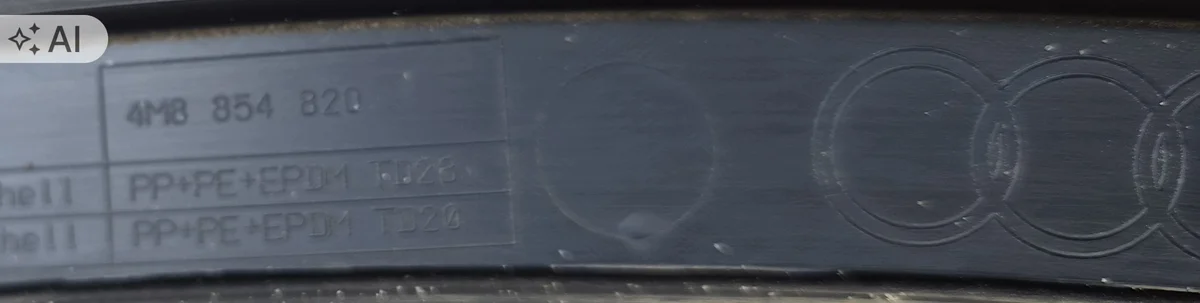 Kotflügelverkleidung Hinten Rechts Audi Q8 4M8854820B thumbnail 7
