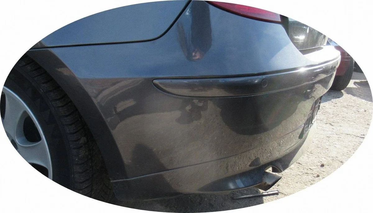 BMW 1 E81 E87 Stoßstange Hinten Gebraucht image 4
