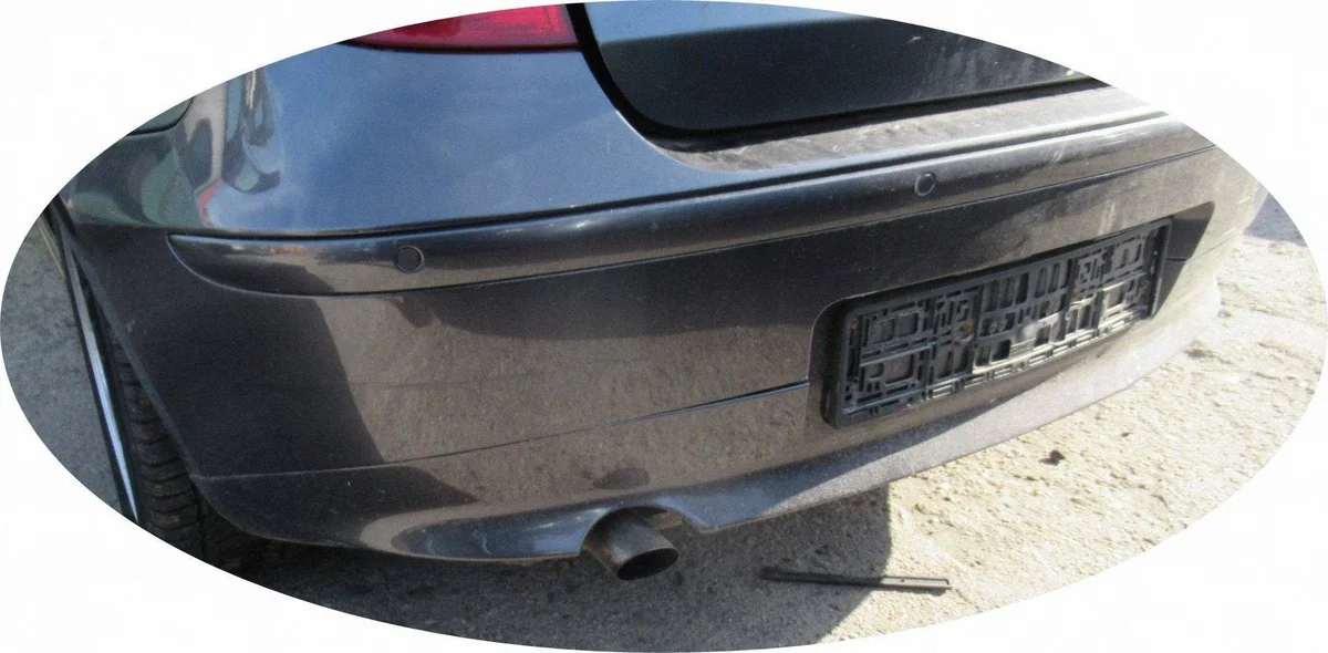 BMW 1 E81 E87 Stoßstange Hinten Gebraucht image 6