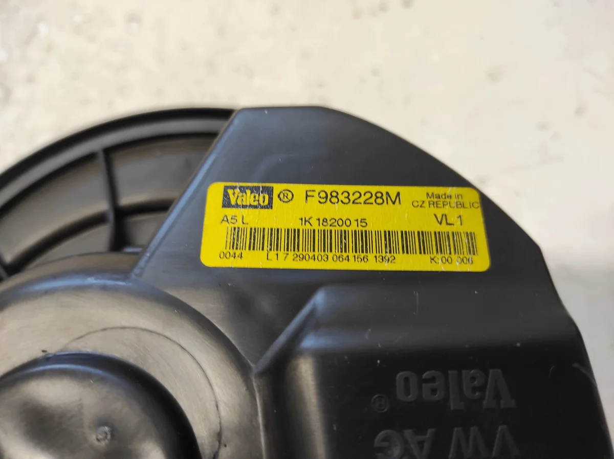 Audi A3 8P 03- Ventilator Verwarming 1K1820015 thumbnail 4