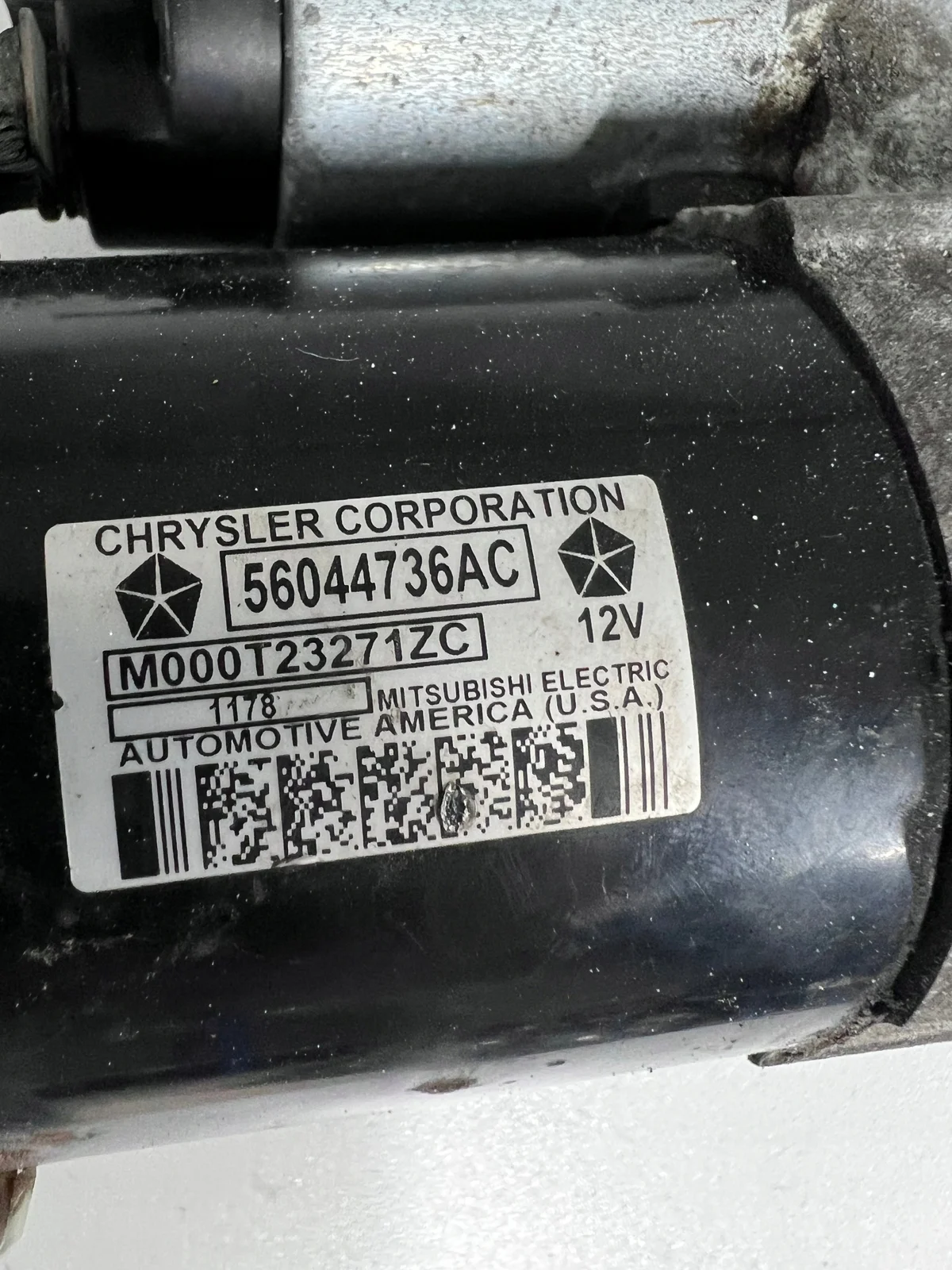 Starter Chrysler Dodge 56044736AC Original image 5