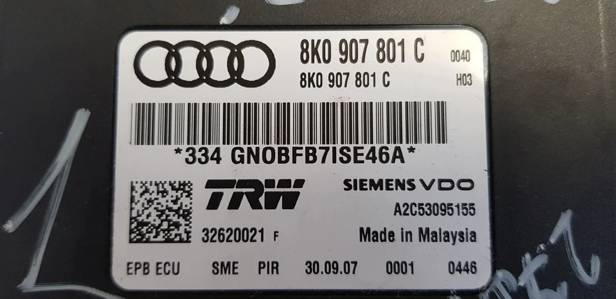 Módulo Freno Mano Audi A4 B8 A5 8K0907801C image 4