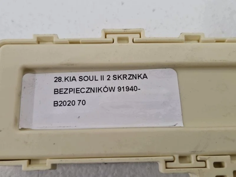 KIA Soul II 2 Sicherungskasten 91940-B2020 image 7