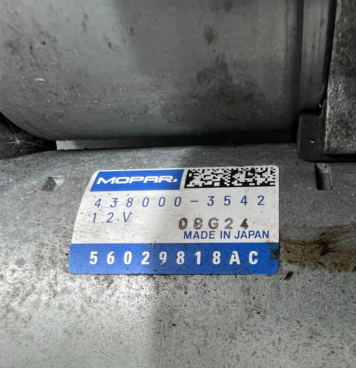 Chrysler Pacifica startmotor 56029818AC image 5