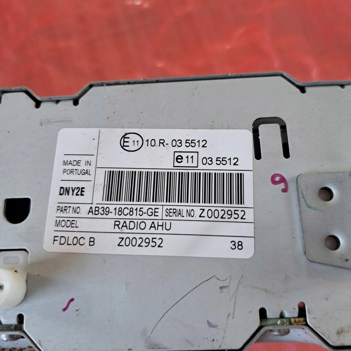 Module radio Ford Ranger 2012 CD image 5