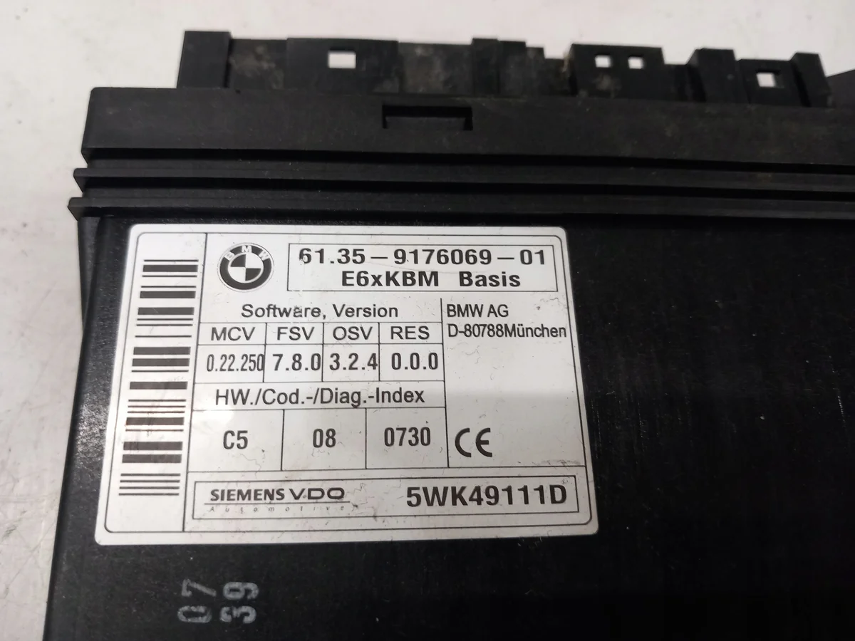 Komfortmodul BMW E60 5WK49111D image 3