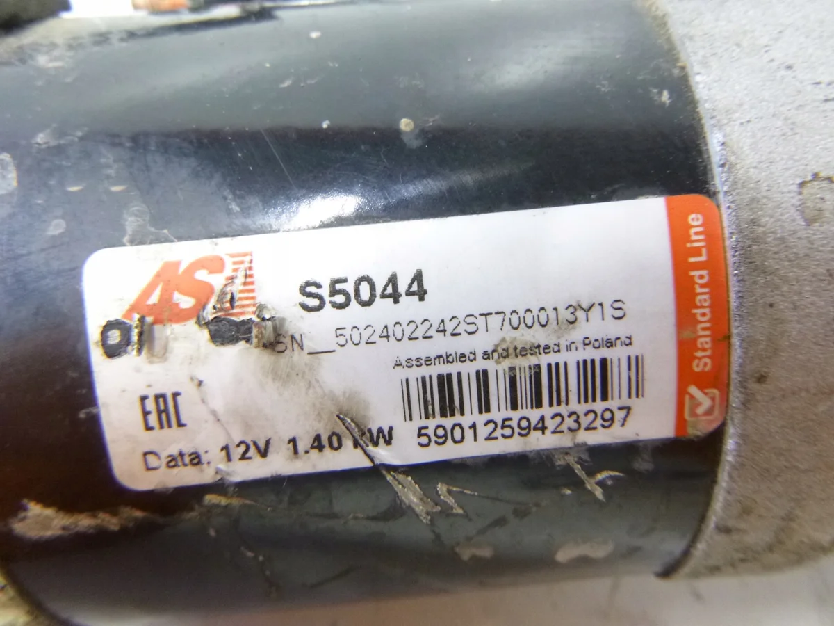 Startmotor Renault Scenic II 1.9 dCi S5044 image 6