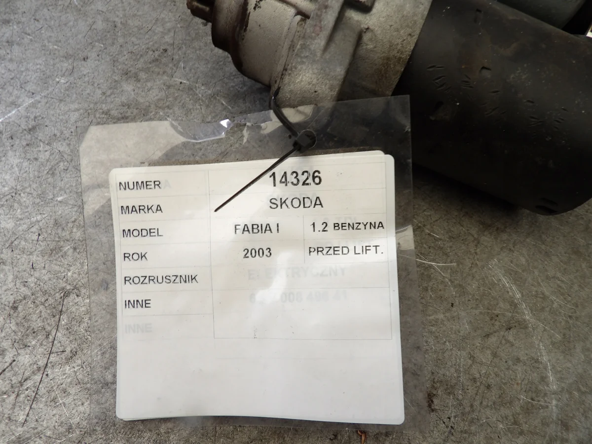 Motor de Arranque Skoda Fabia I 1,2-12V Usado image 3