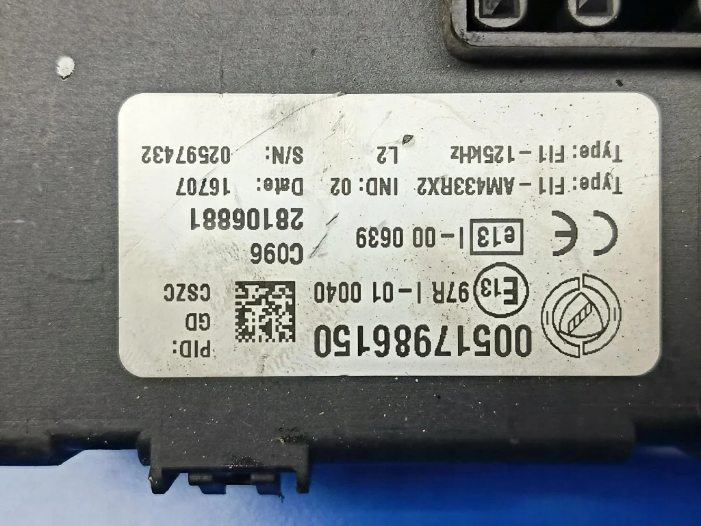 FIAT GRANDE PUNTO 3 Sicherungskasten Modul BSI image 4