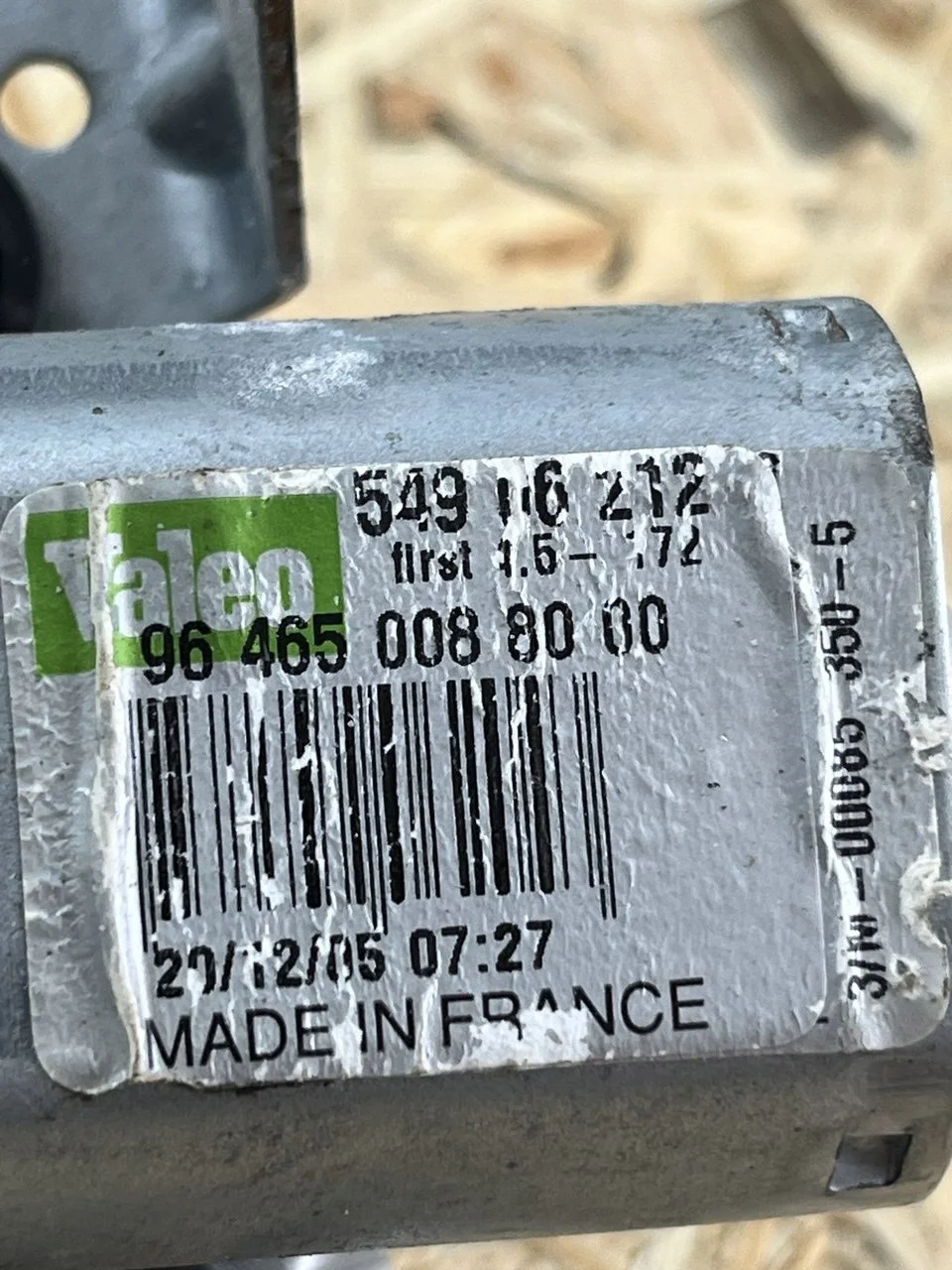 Peugeot 407 SW Motor Limpiaparabrisas Trasero 964650088000 image 4