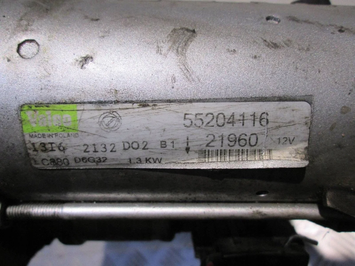 Anlasser Opel Corsa D Fiat Panda II 1.3 JTD image 3
