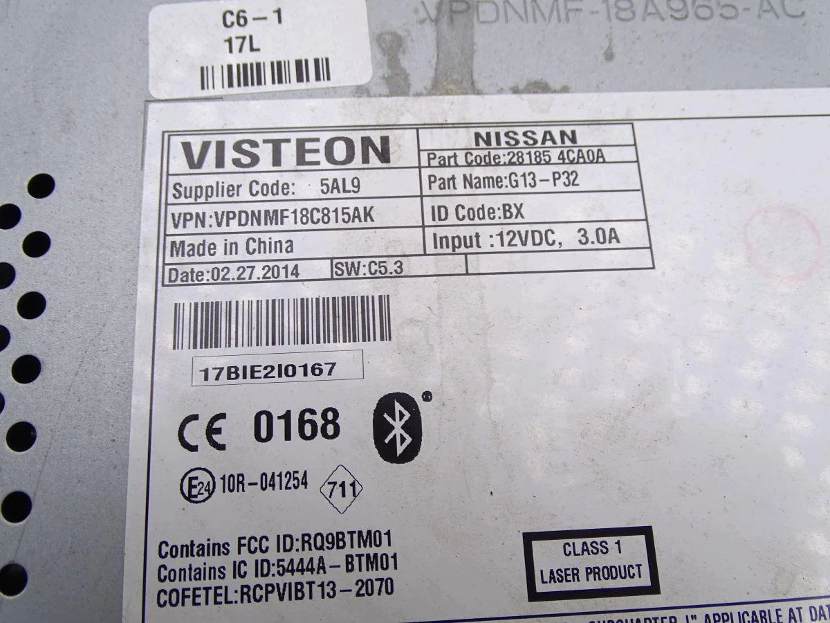 Nissan Qashqai J11 Radio CD 281854CA0A image 6