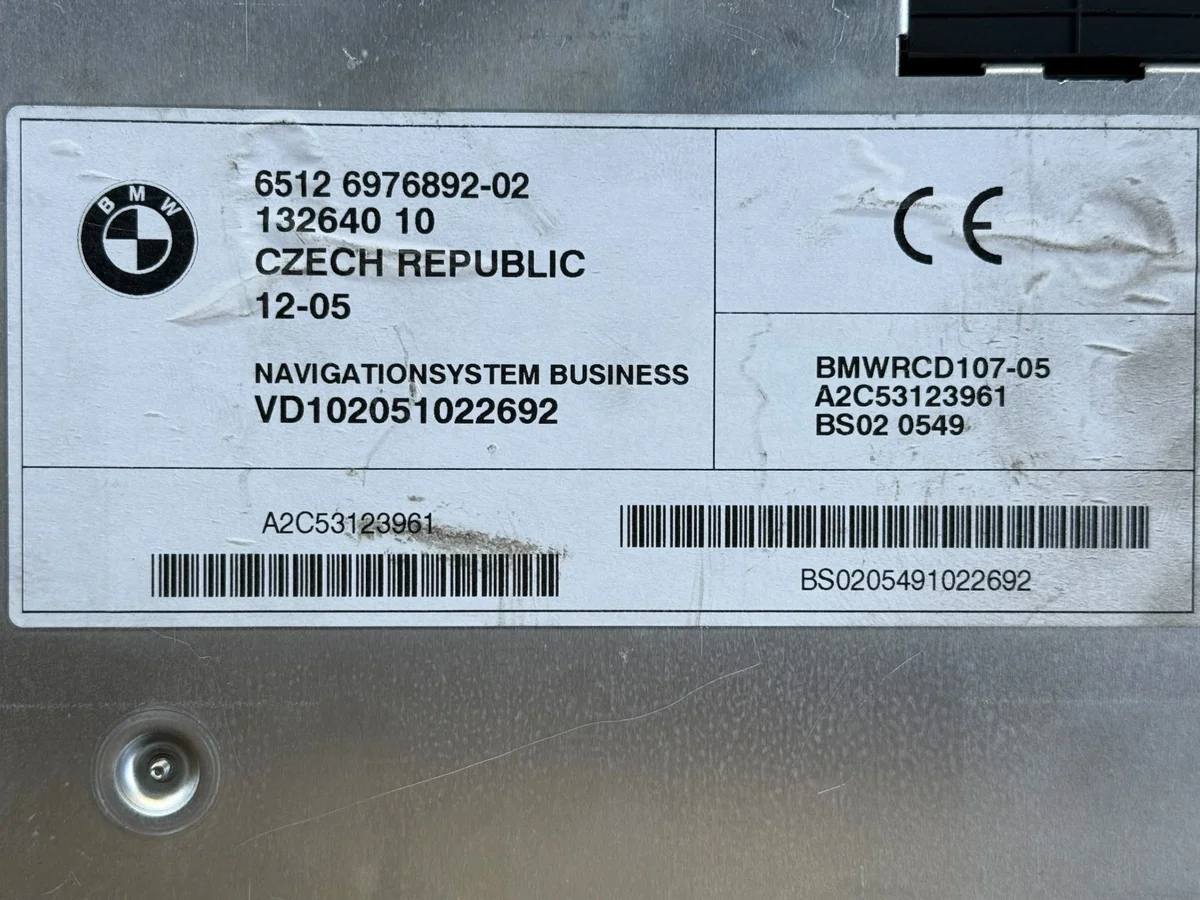 Radio BMW X3 E83 6976892 Käytetty image 7