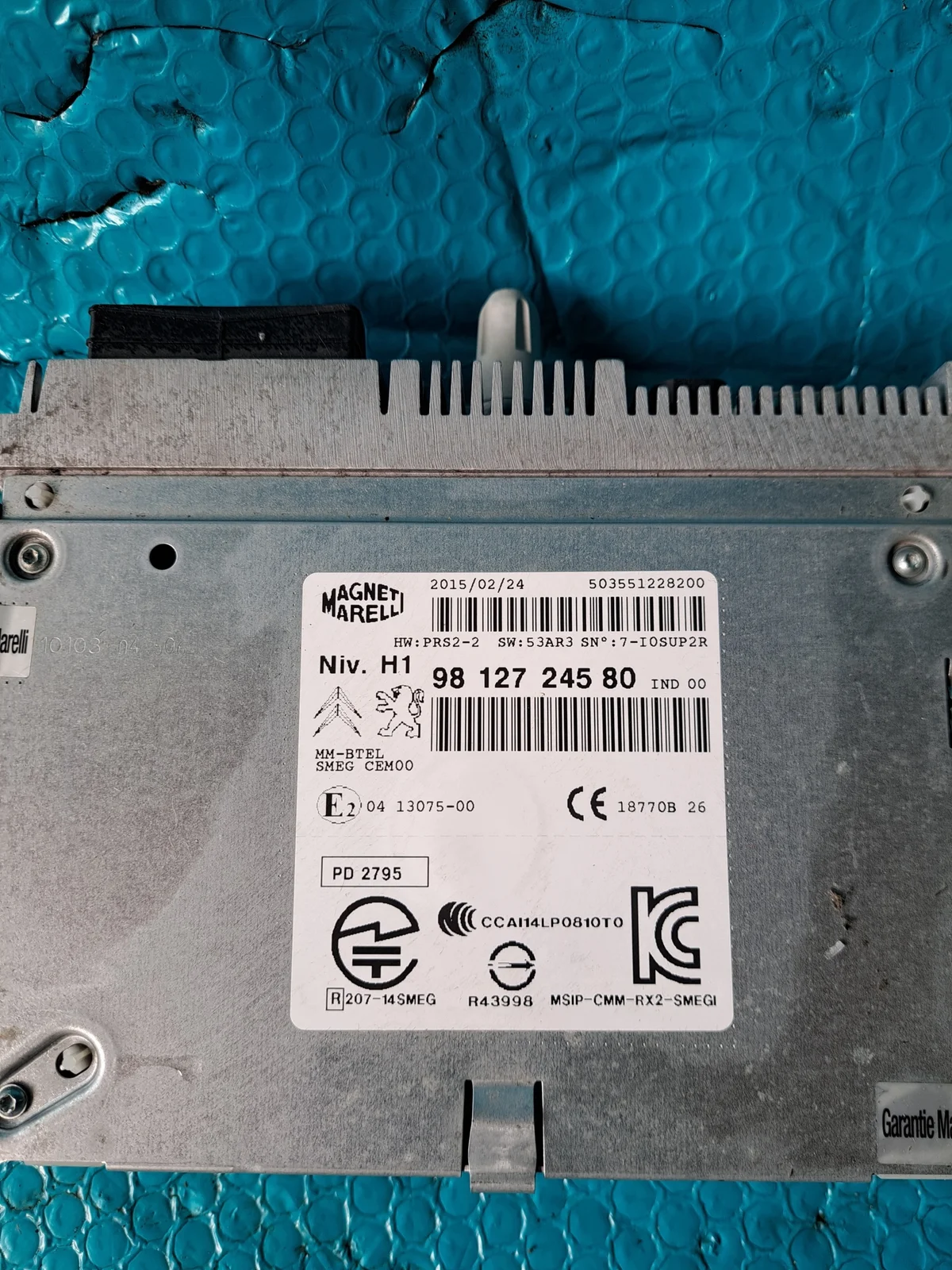 Radio Citroën C4 II 9812724580 Gebruikt image 3