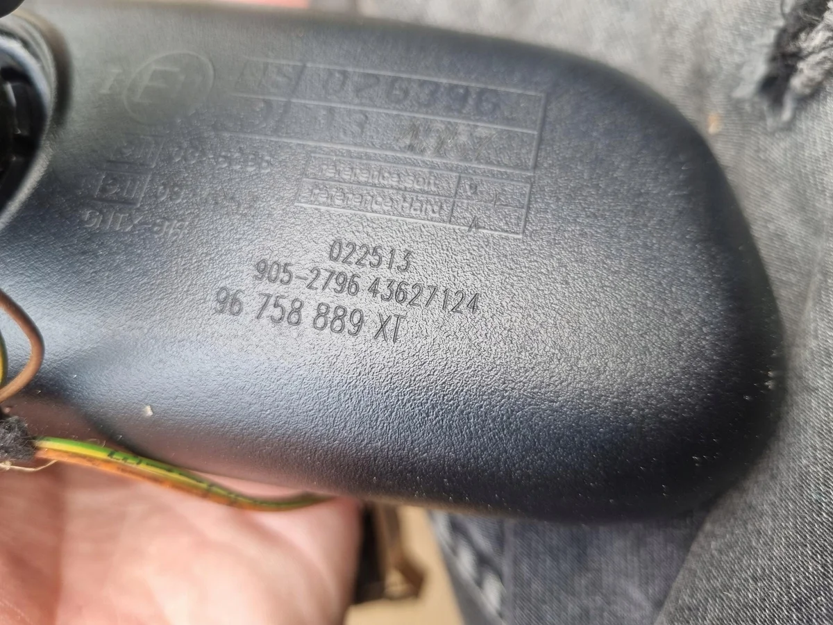 Retrovisor Citroen C4 II Usado Sensor 9665925480 image 5