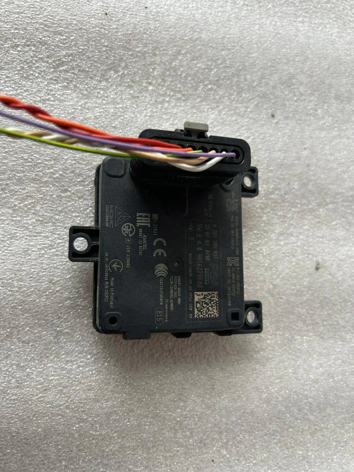 Radar tempomat Peugeot 308 9856279680