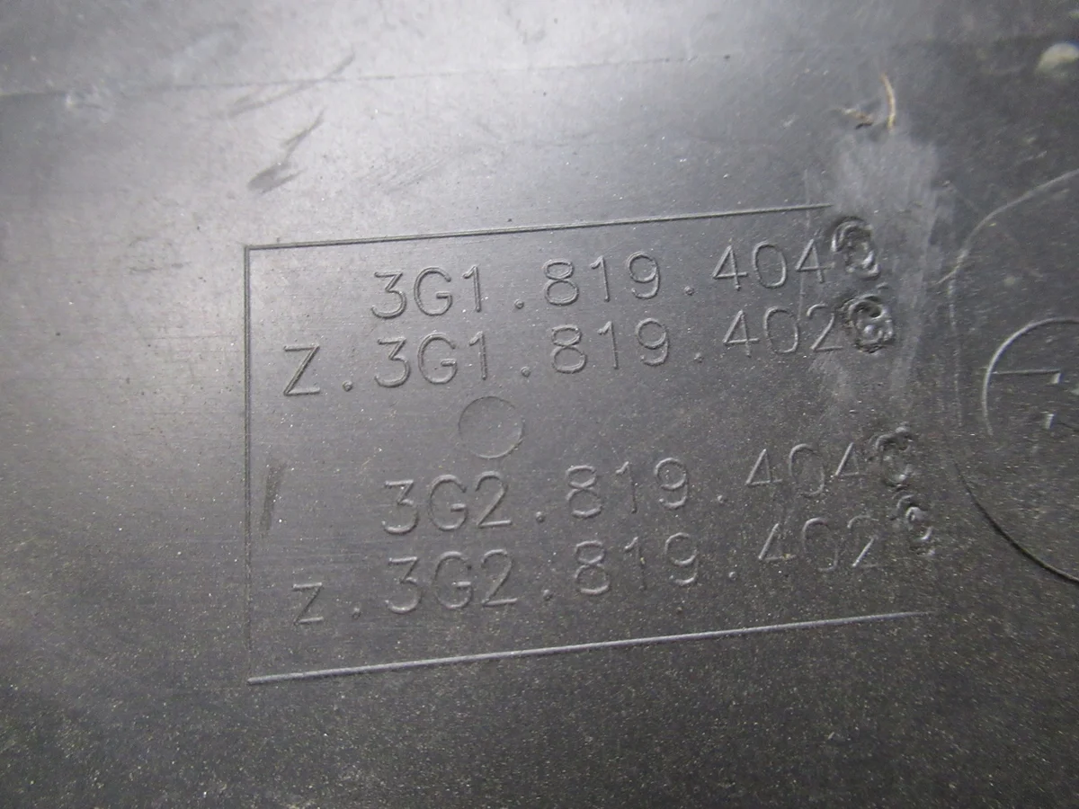 VW Passat B8 Right Scuttle Panel 3G1819404C image 3