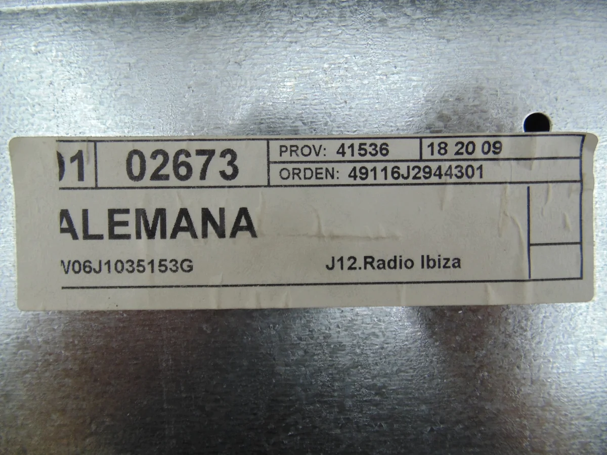 Radio CD MP3 SEAT IBIZA IV 6J1035153G image 8
