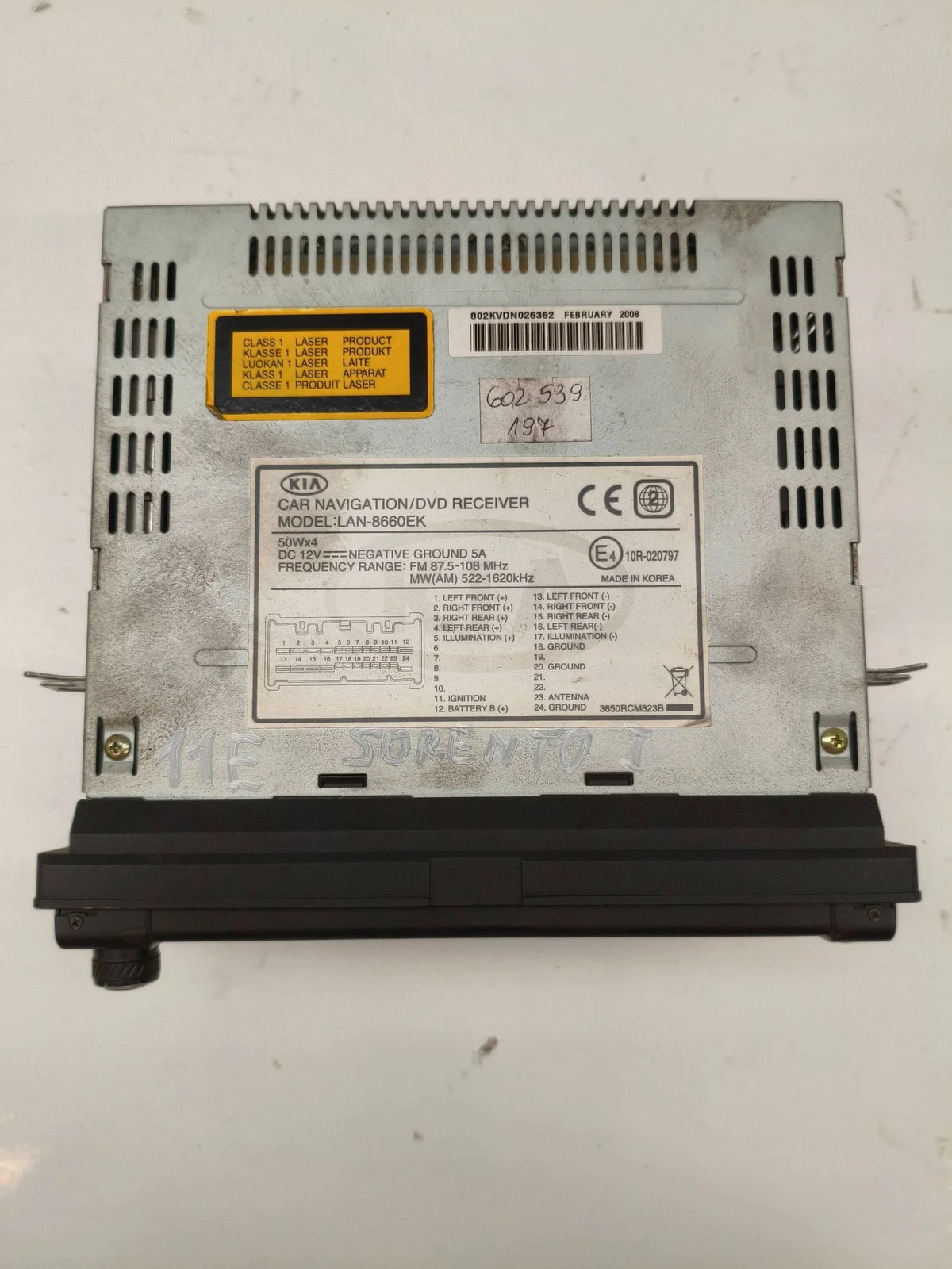 Multimedia-Radio KIA SORENTO LAN8660EK image 6