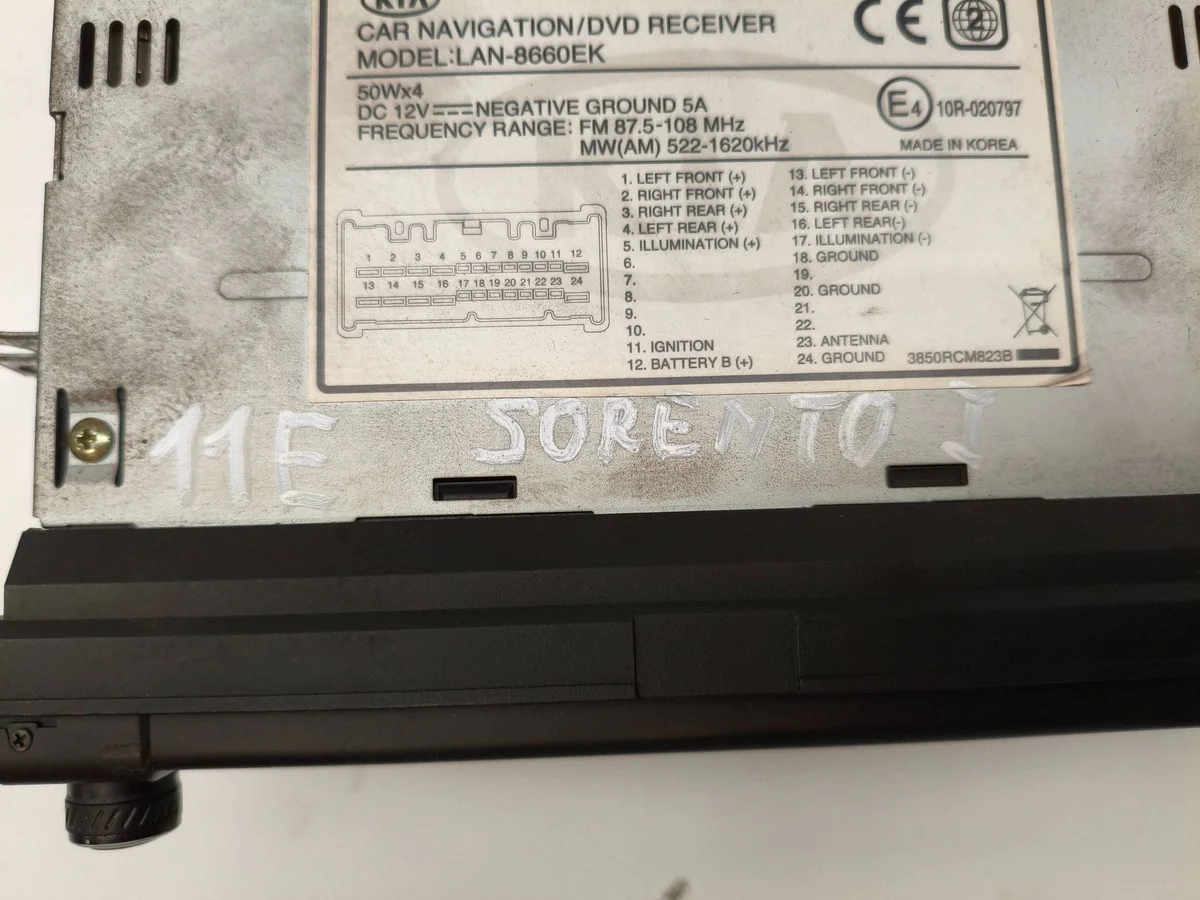 Multimedia-Radio KIA SORENTO LAN8660EK image 7