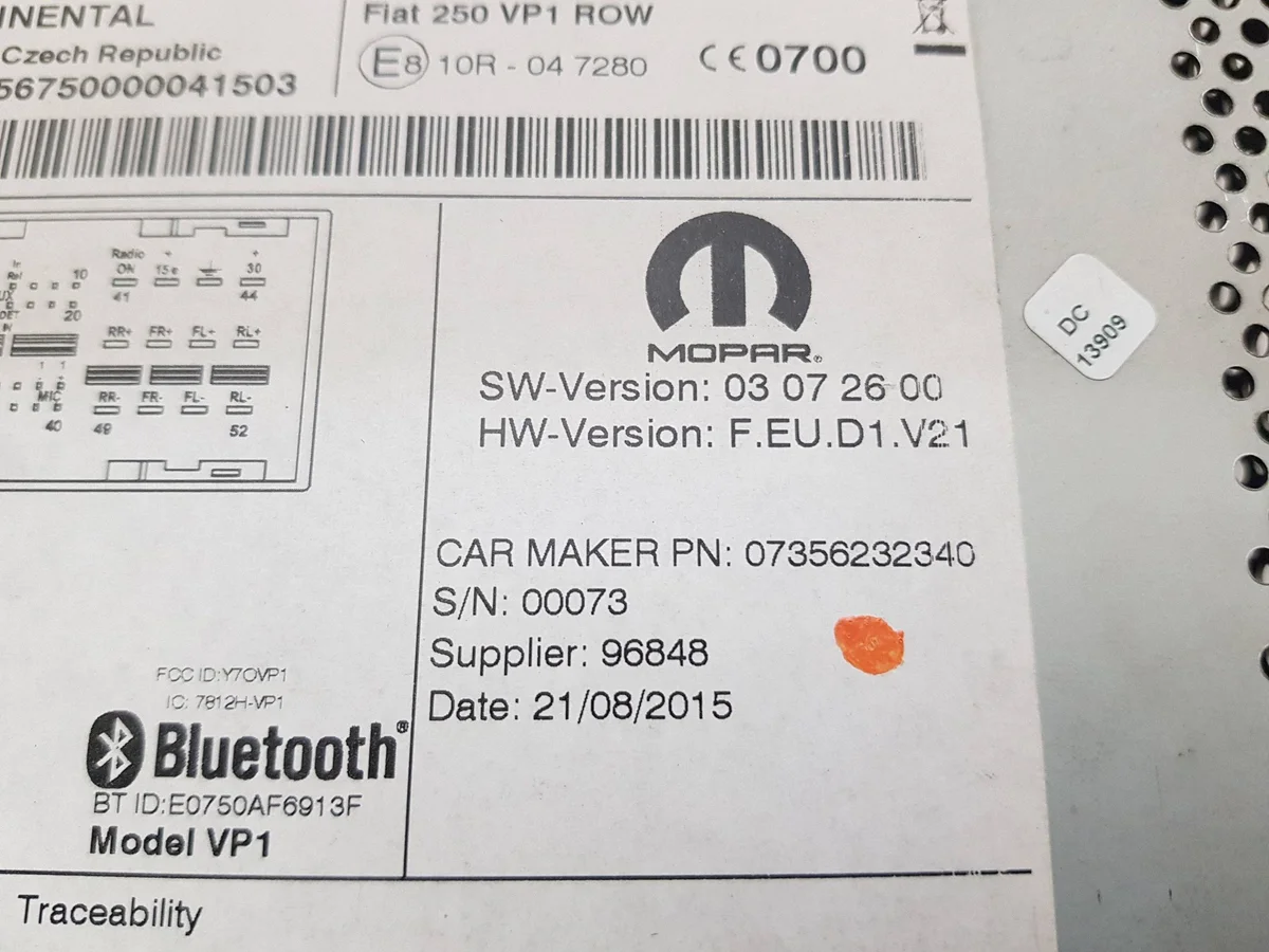 Radio Fiat Ducato III Peugeot Boxer Jumper image 9