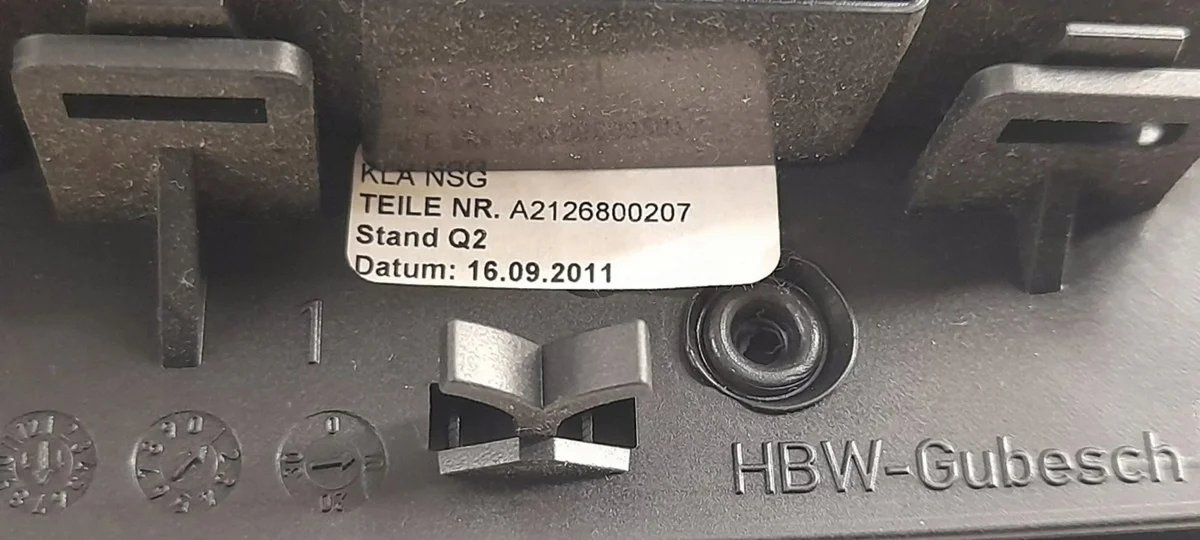 MERCEDES A2129008908 Ilmastointipaneeli Käytetty image 8