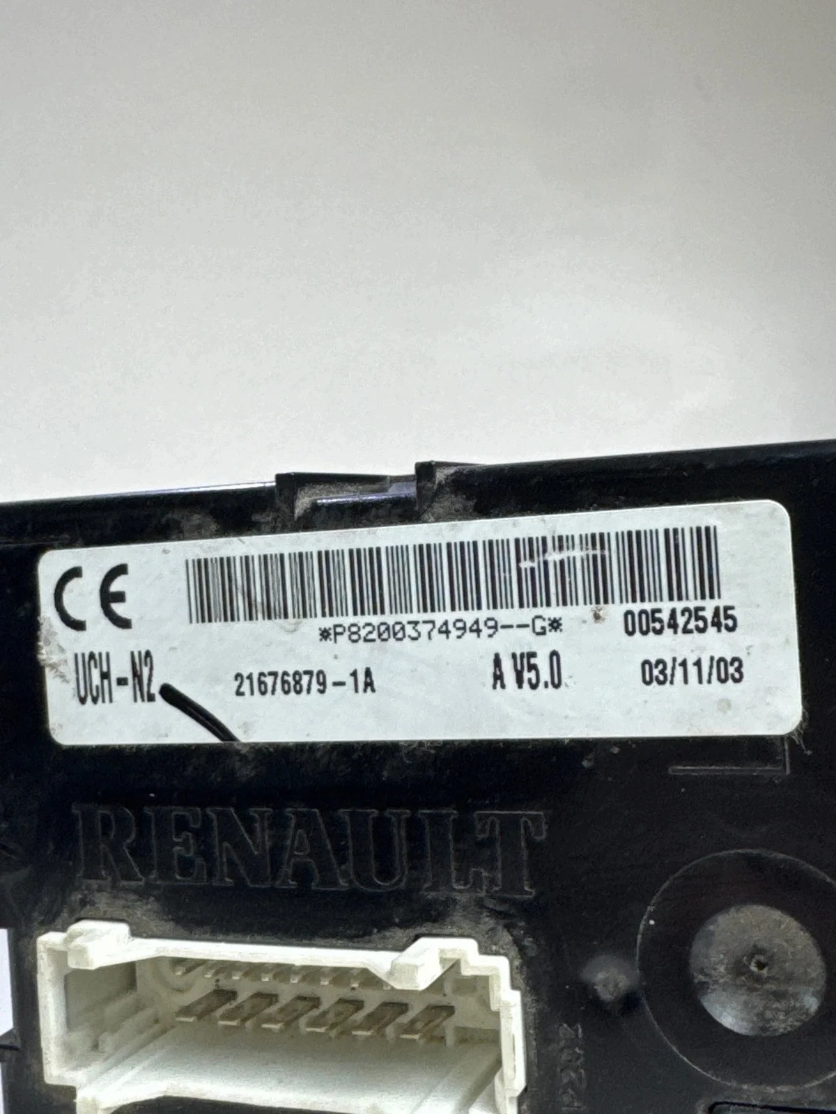 Steuergerät BSI UCH-N2 Renault Trafic II Vivaro A image 3