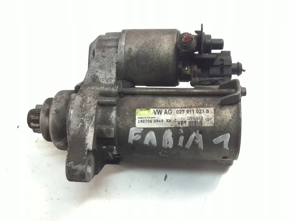 Skoda Fabia I 6Y Anlasser 02T911023S