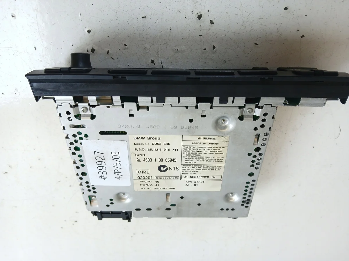Radio BMW E46 CD 6915711 BUSINESS image 6