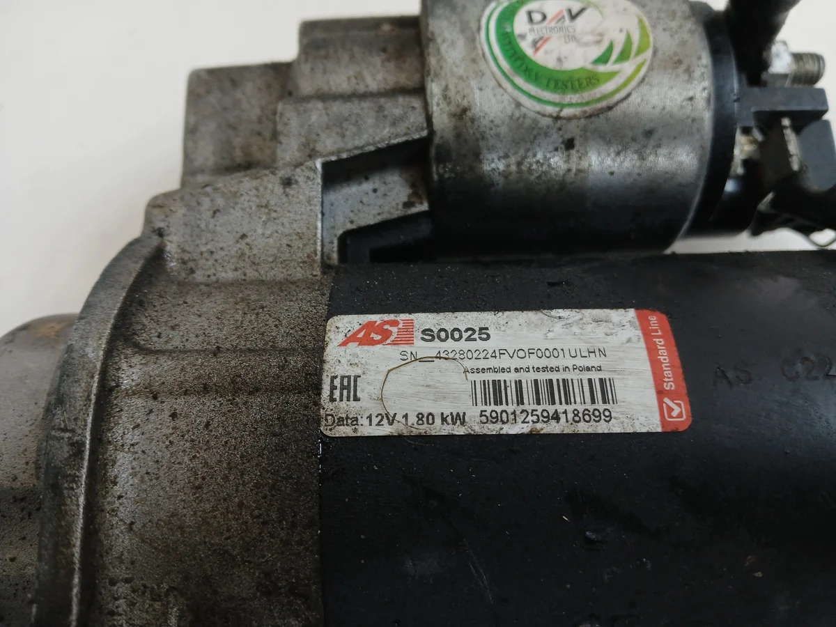 VW Golf IV 1.9 TDI Anlasser S0025 image 3