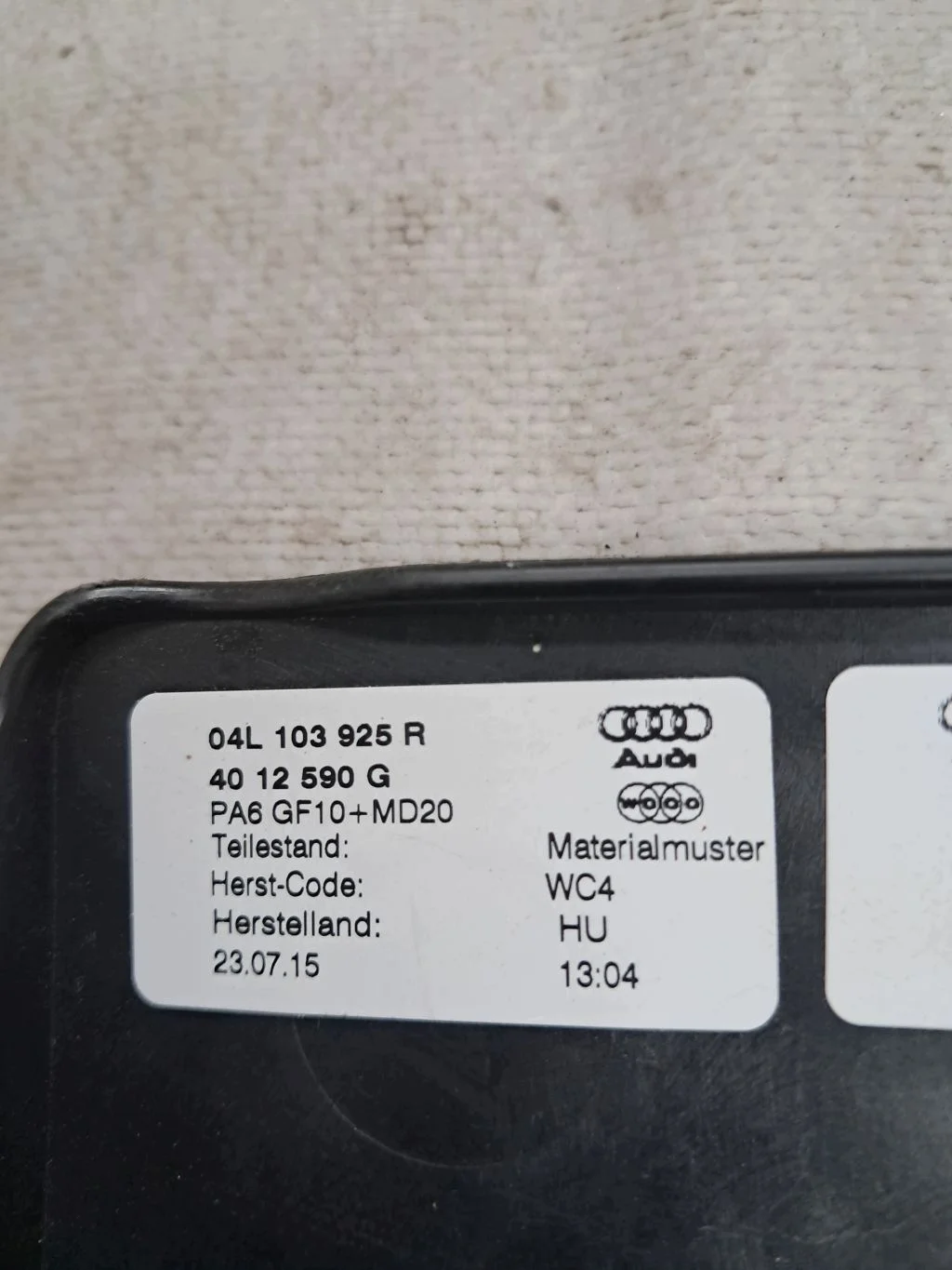 Capa do Motor Audi A3 8V0 1.6/2.0 TDI Usada image 6