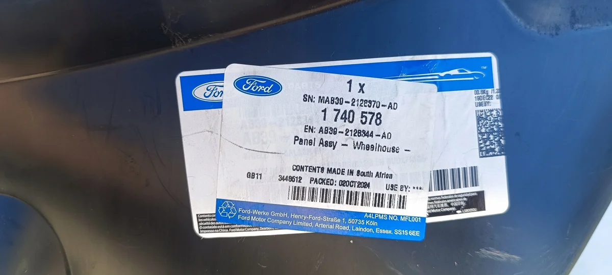 Ford Ranger 2011-2019 takalokasuoja oikea image 6