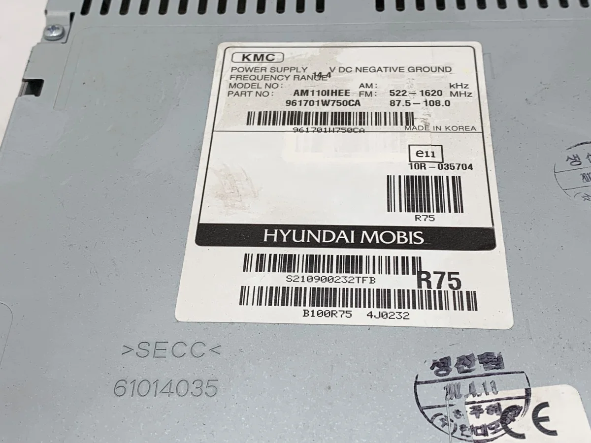 Radio Kia Rio III 961701W750CA 11-17 image 4