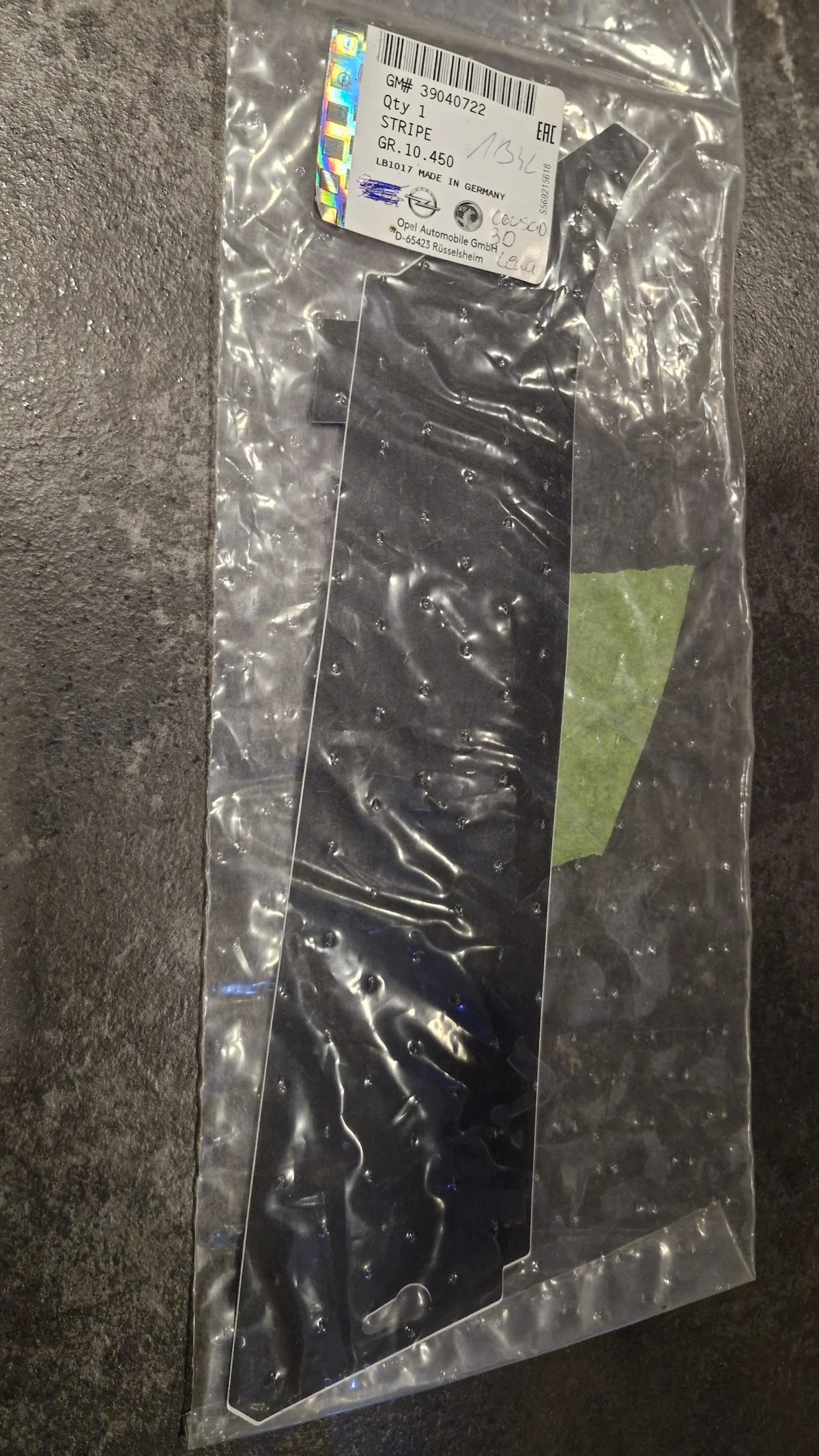 Opel Corsa D/E Door Trim 3D 39040722 OE