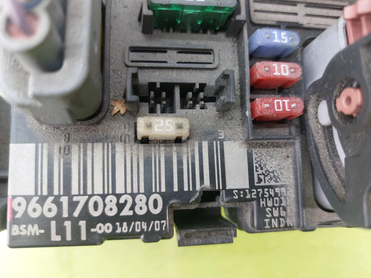Peugeot 307 BSM Modul 9661708280 image 7
